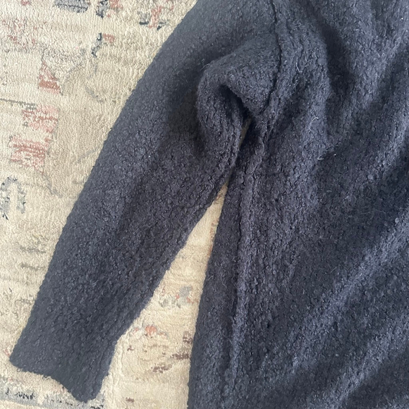 Women's Free People Black V-Neck Sweater S - Picture 3 of 4